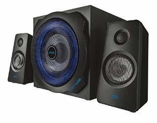 Recensioni dei clienti per La fiducia GXT 628 sistema di altoparlanti 2.1 con subwoofer e illuminazione a LED, 120 watt, il nero | tripparia.it