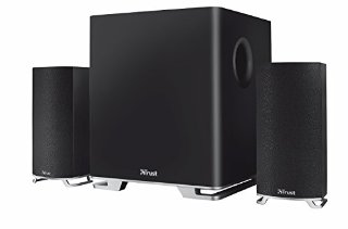 Trust Mitho Set di Altoparlanti 2.1 con Subwoofer per TV, nero