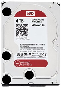 WD WD40EFRX Hard Disk Desktop per NAS, Intellipower, SATA 6 GB/s, 64 MB Cache, 3.5 