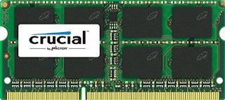 Crucial DRAM 8GB, DDR3, 1600 MT/s, SODIMM