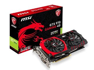 Msi GTX 970 GAMING 4G, Scheda Video, 4 GB GDDR5, PCIe, Nero/Antracite