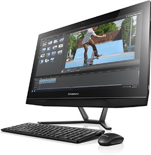 Lenovo B50-30 60,5 cm (58,42 cm FHD IPS) All-in-One PC Desktop (Intel Core-I5 - 4460T, 2,7 gHz, 8 GB RAM, 1000 GB HDD, Nvidia GeForce 840 A/2 GB, DVD, Windows 8,1) Nero