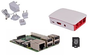 Raspberry Pi 3 Official Desktop Starter Kit (16GB, White)