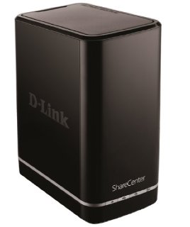 D-Link DNS-320L NAS/Storage Cloud per Archiviare e Condividere File, Foto, Musica, Nero/Antracite