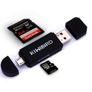 Recensioni dei clienti per KiWiBiRD® Micro USB OTG un 2.0 Adattatore USB; lector de tarjetas SD / micro SD con connettore maschio standard USB Maschio & Micro USB per Smartphones / compresse con funzione di OTG, PC e notebook | tripparia.it