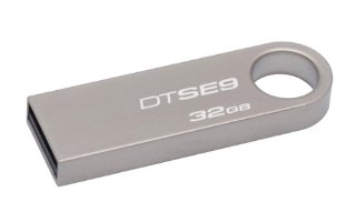 Kingston DataTraveler SE9H Memoria USB 2.0, 32 GB, Grigio