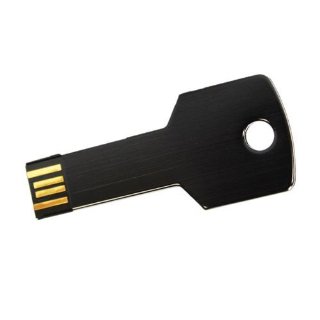 SODIAL(R) 8G chiave in metallo chiavetta USB 2.0 nera
