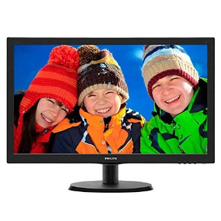 Philips 223V5LSB2/10 Monitor, Nero