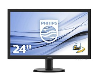 Philips 243V5LHS LCD Monitor 23.6 