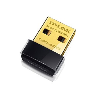 TP-LINK TL-WN725N Adattatore USB Wireless N 150Mbps, Nano (Configurazione semplice)