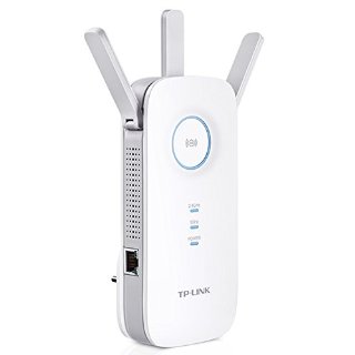 TP-LINK Range Extender Wi-Fi AC1750 RE450, Dual Band fino a 1750Mbps, 3 antenne esterne, Porta Gigabit Ethernet, Indicatore di segnale intelligente, Semplice installazione tramite il tasto WPS, Modalità High Speed