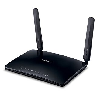 Tp-Link Archer MR6400 Router 4G LTE Wireless N 300 Mbps, 4 Porte FastEthernet, Slot per Scheda SIM Integrato, Nessuna Configurazione Richiesta, Nero