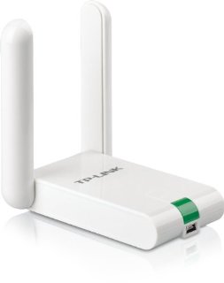 TP-LINK TL-WN822N Adattatore USB Wireless N 300Mbps, 2 Antenne Esterne 3dBi ad alto guadagno, Cavo Prolunga USB da 1,5 m (WPS, Configurazione semplice)