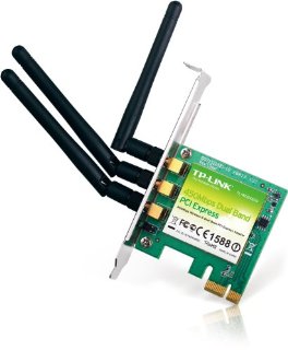 Commenti per TP-LINK TL-WDN4800 Adattatore PCI Express Wireless N900 Dual Band, 450Mbps a 5GHz o 450Mbps a 2.4GHz, 3 Antenne rimovibili omnidirezionali da 2dBi