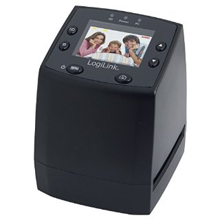 LogiLink DS0001 - Scanner per diapositive e negativi, display LCD 6 cm (2,4