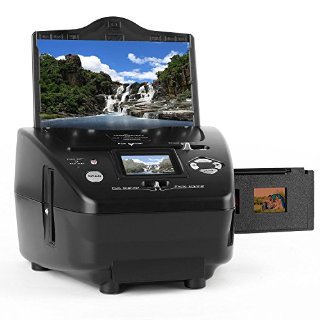 oneConcept Combo Scanner digitale foto diapositive nevatiivi pellicole (slot SD, sensore CMOS 5 megapixel)