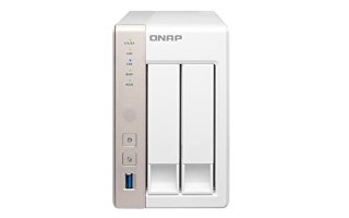 QNAP TS-251 Tower NAS (Intel Celeron Dual-Core Prozessor, HDMI, SATA, 2,4GHz, 1GB DDR3L RAM, 60 Watt, 2x USB 2.0, 2x USB 3.0)