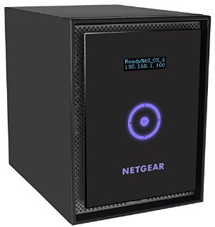 Netgear RN31600-100EUS ReadyNAS Storage Desktop 6 Slot Diskless, Serie 300, Nero