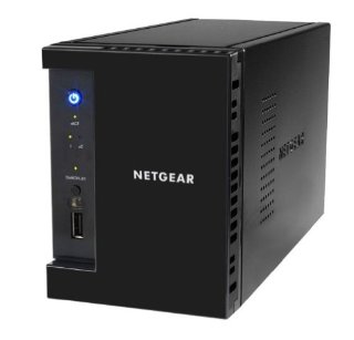 Netgear RN31200-100EUS ReadyNAS Storage Desktop 2 Slot Diskless, Serie 300, Nero