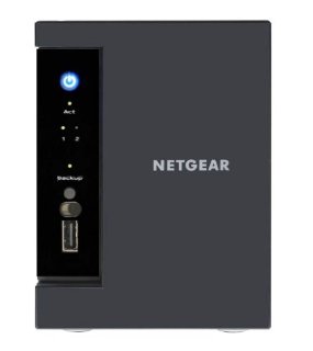 Netgear RN10221D-100EUS ReadyNAS Storage Desktop 2 Slot con 2 Dischi da 1 TB, Serie 100, Nero/Antracite