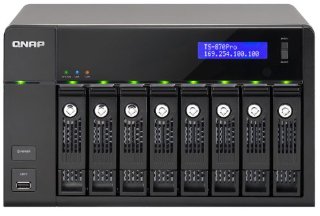 QNAP TS-870 Pro 0/8HDD Tower NAS, Nero
