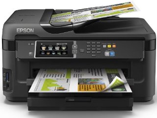 Epson WorkForce WF-7610DWF Stampante Multifunzione a Getto d'Inchiostro, Nero