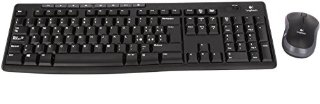 Logitech Kit Tastiera e Mouse Wireless MK270, layout italiano QWERTY