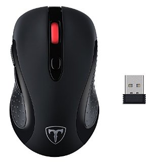 Recensioni dei clienti per VicTsing 2.4G mouse senza fili con la ricevente Nano, 6 pulsanti, i tasti laterali su misura, 5 livelli regolabili DPI (800, 1200, 1600, 2000, 2400), per il risparmio energetico modo di sonno per il computer portatile, sistema di Microsoft e Mac-Black | tripparia.it