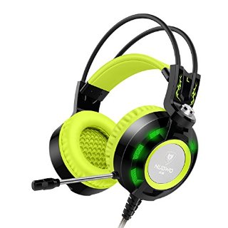 Recensioni dei clienti per Cuffie, Nubwo K6 gaming headset stereo con microfono, migliori avanzate cuffie stereo Bass Audiophile, cavo audio lungo 2 metri con una porta USB 2.0 e due connettori 3,5 mm (Nero / Verde) | tripparia.it
