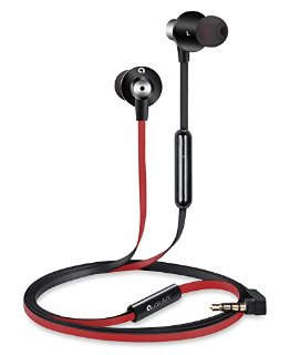 AudioMX Auricolari con Microfono Cuffie Cuffiette Stereo Musica in-ear Earphone per iPhone, iPod, iPad e Smartphone Android Universali