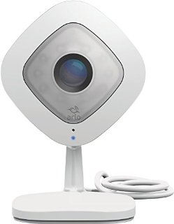 Netgear Arlo Q VMC3040-100PES Videocamere di Sicurezza Cloud Wireless N600, Risoluzione 1080p HD, Visione Notturna, Registrazione Audio e video 24/7 su Cloud, Bianco