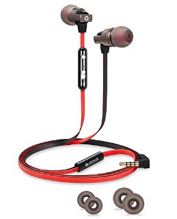 Recensioni dei clienti per AudioMX Auricolari In-Ear con storage, microfono stereo e controllo del volume, auricolari Uniserval per tutti i dispositivi con un jack di 3,5mm - Red | tripparia.it