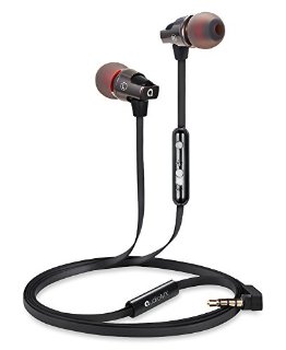 Recensioni dei clienti per AudioMX in-ear cuffie stereo con contenitore, auricolari con microfono stereo e controllo del volume per iPhone, iPod, iPad e smartphone Android universale nero, cavo, piatta, jack da 3,5 mm, EM-7A | tripparia.it