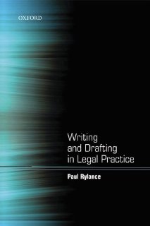 Writing and Drafting in Legal Practice