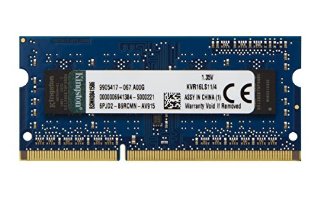 Kingston KVR16LS11/4 Memoria RAM da 4 GB, 1600 MHz, DDR3L, Non-ECC CL11 SODIMM, 1.35 V, 204-pin