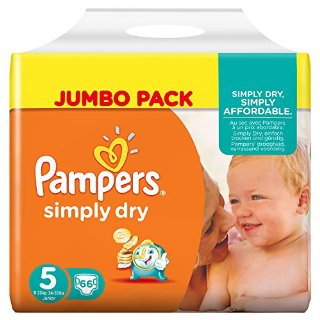 Recensioni dei clienti per Pannolini Pampers Semplicemente secco Gr. 5 Junior 11-25 kg pacchetto Jumbo, 2-pack (2 x 66 pezzi) | tripparia.it