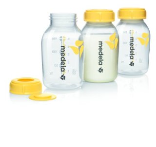 Medela 800.0796 Bottiglie per Latte Materno da 150 ml, 3 Pezzi