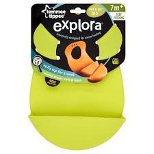 Tommee Tippee Explora Bavaglino Roll N Go avvolgibile, Verde