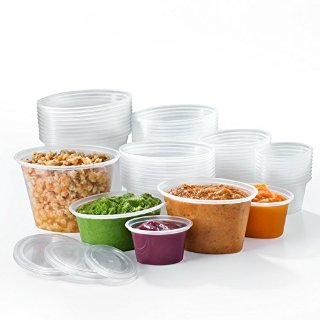 Commenti per Babypotz - 50 Contenitori riutilizzabili di plastica priva di Bisfinolo A (BPA Free)per refrigerare cibo per bambini/ vasetti per svezzamento