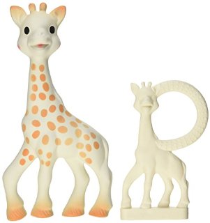 Vulli 516510 Sophie La Giraffa Confezione con Anello Dentizione alla Vaniglia, Multicolore