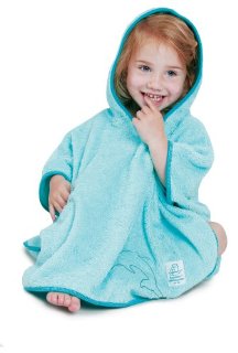 Cuddledry SPF50 - Asciugamano poncho per bambini in cotone e bambù, protezione dai raggi solari