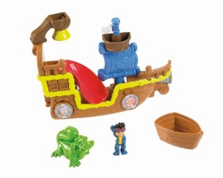 Mattel X4987 - Fisher-Price Jake e la nave dei pirati, per la vasca da bagno