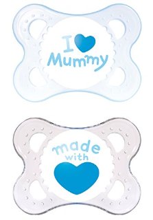 MAM Babyartikel, MAM 66734311 Original, Succhietto in silicone 0-6 Mesi, I love mummy per Bimbon