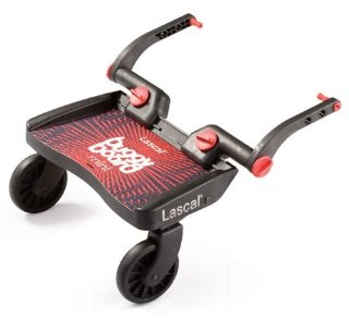 Lascal 2850 - Carrellino Buggy Board Mini, colore: Rosso