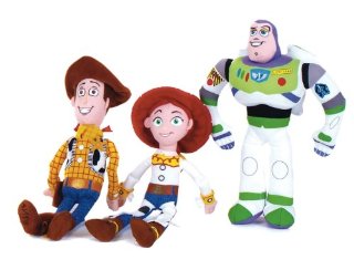 Disney Toy Story 23014 - Set di 3 peluche, Woody, Buzz e Jess