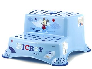 OKT Disney Mickey Sgabello Bimbo, 2 Gradini, Azzurro