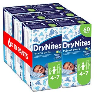 Recensioni dei clienti per Huggies DryNites Ragazzi Pantaloni - 4-7 anni, confezione da 6 | tripparia.it