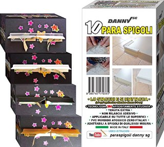 10 pz. Striscia paraspigolo sicurezza giochi prima infanzia COLORE/TRASPARENTE -Danny sg-