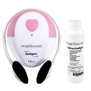 Angelsounds Originale Doppler Fetale con Bottiglia di Gel Ultrasonoro