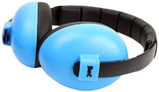 BabyBanz, Dispositivo di protezione acustica per bambini da 0 a 2 anni, Blu (Aqua)